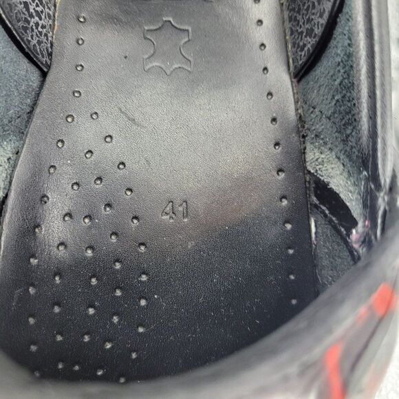 Dansko Professional Mules Clogs 41 Metallic Wine Red Leopard Animal Print Grunge - Picture 10 of 14